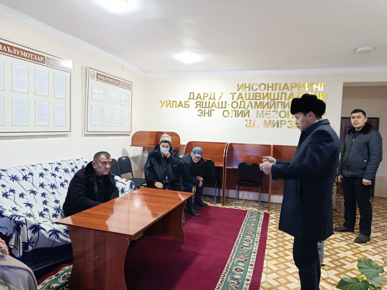 So‘x tumani hokimi fuqarolarni qabul qildi