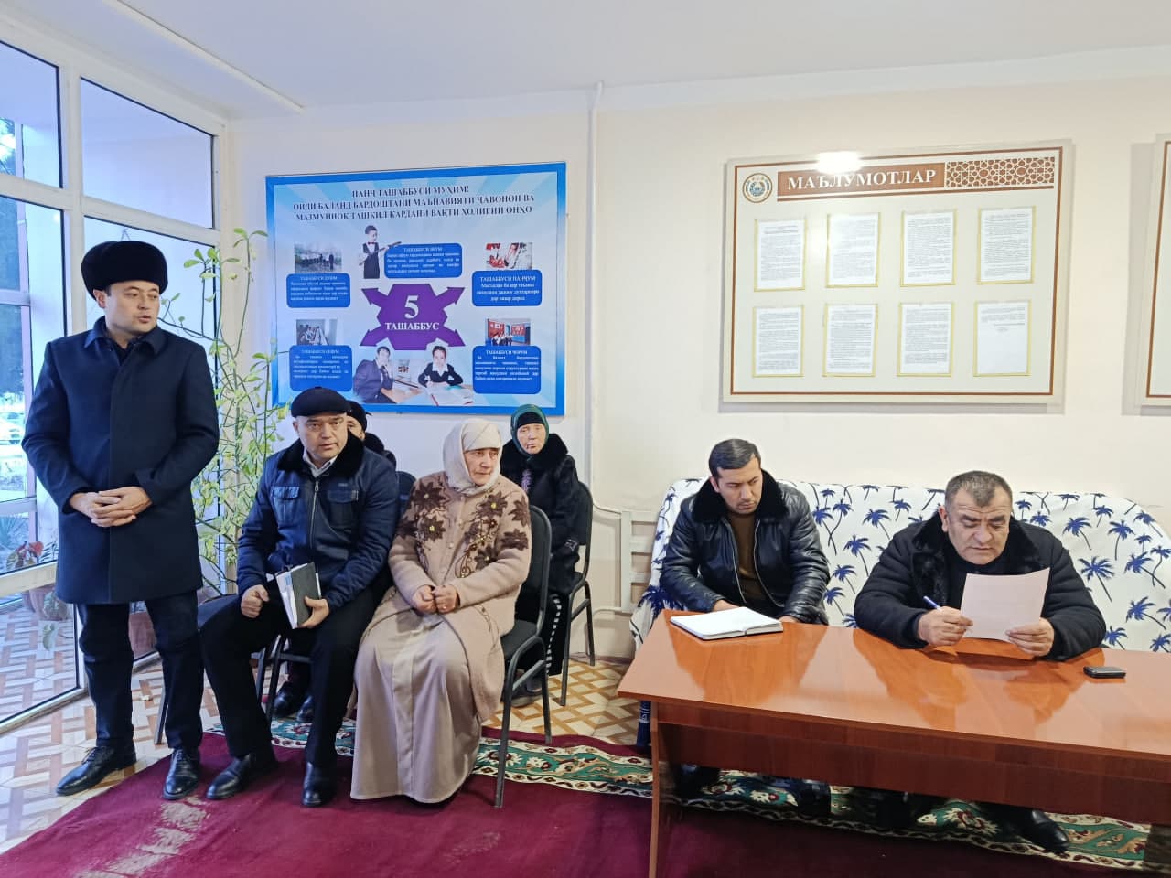 So‘x tumani hokimi fuqarolarni qabul qildi