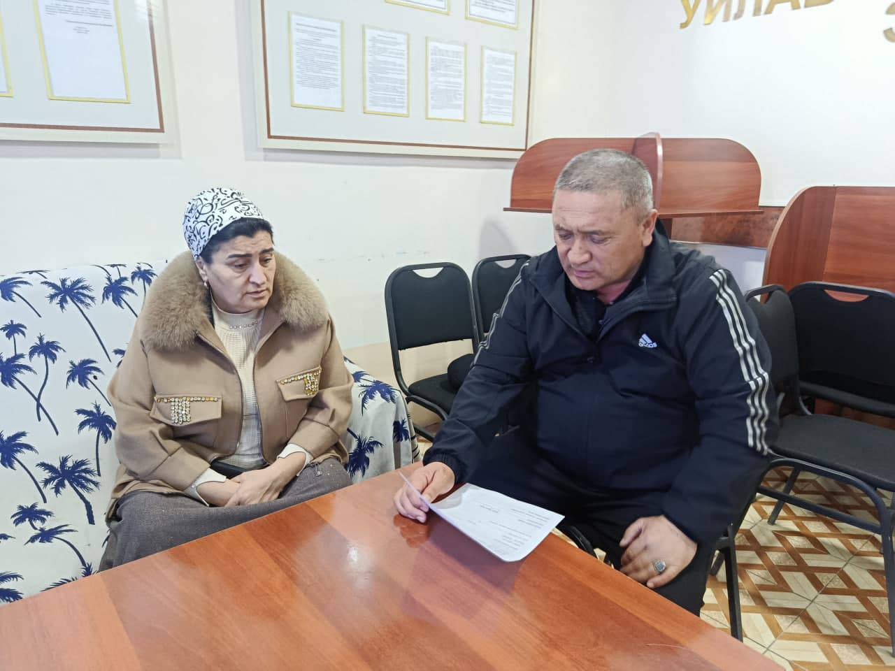 Навбатдаги фуқаролар қабули ўтказилди