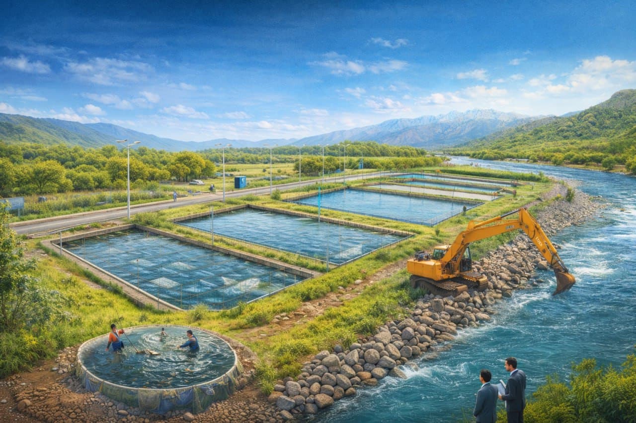 🐟 So‘xda zamonaviy baliqchilik klasteri barpo etilmoqda