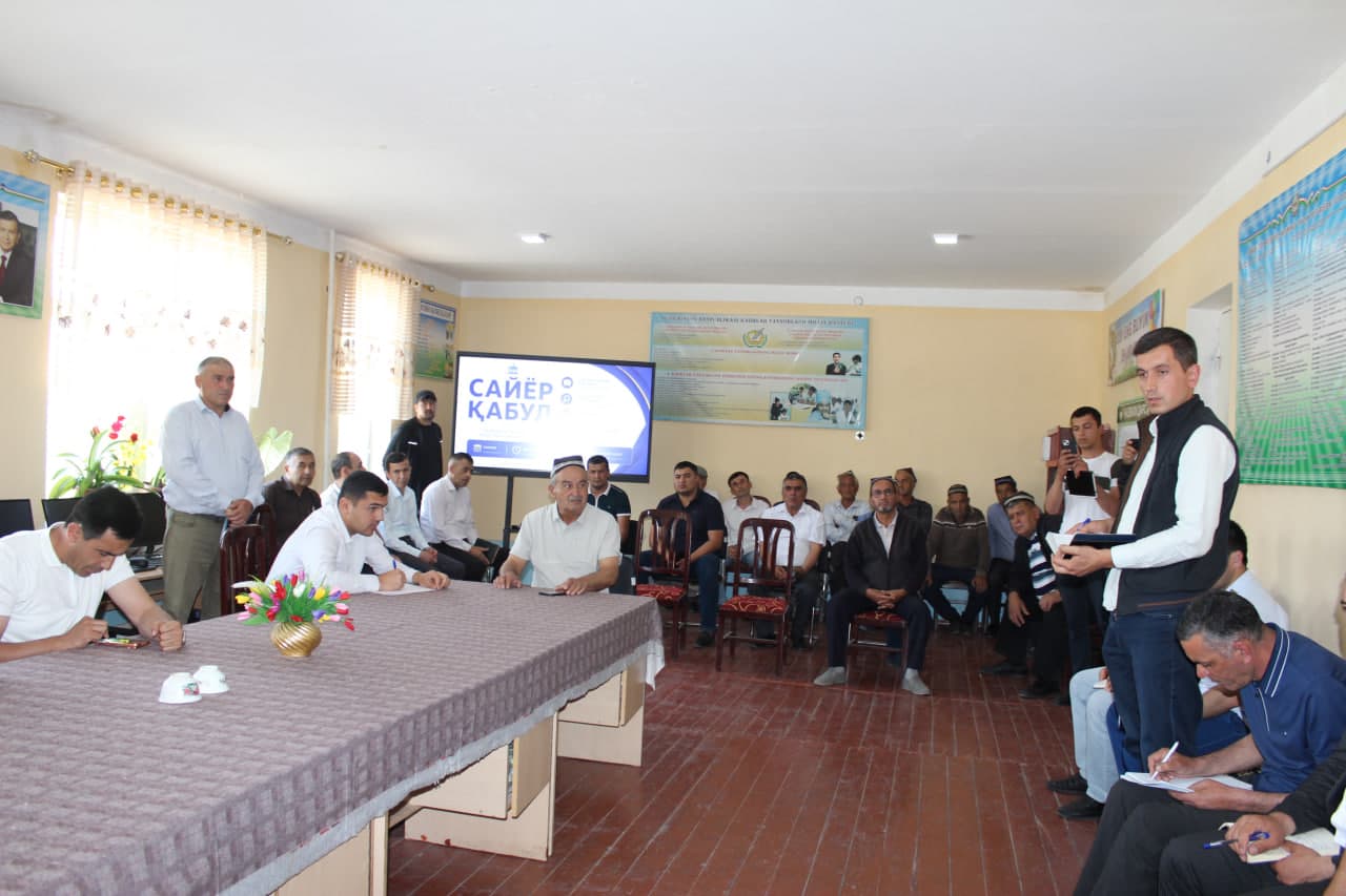 Mahallalarda aholi muammolarini o‘rganish bo‘yicha amaliy ishlar olib borilmoqda