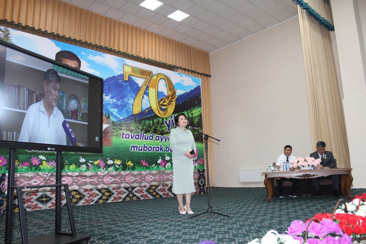 So‘xda shoir Sidiq Mo‘minning 70 yillik yubileyiga bag‘ishlangan ijodiy kecha o‘tkazilmoqda