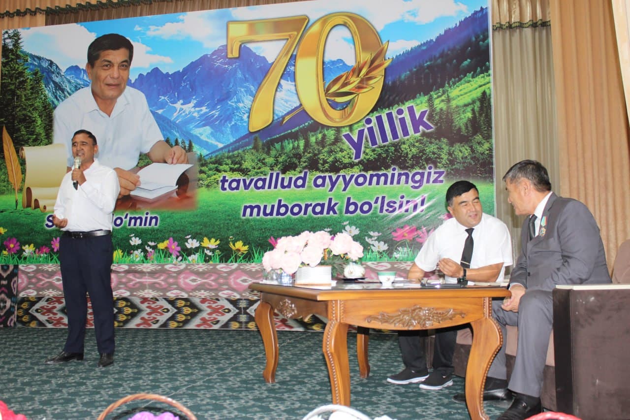 So‘xda shoir Sidiq Mo‘minning 70 yillik yubileyiga bag‘ishlangan ijodiy kecha o‘tkazilmoqda