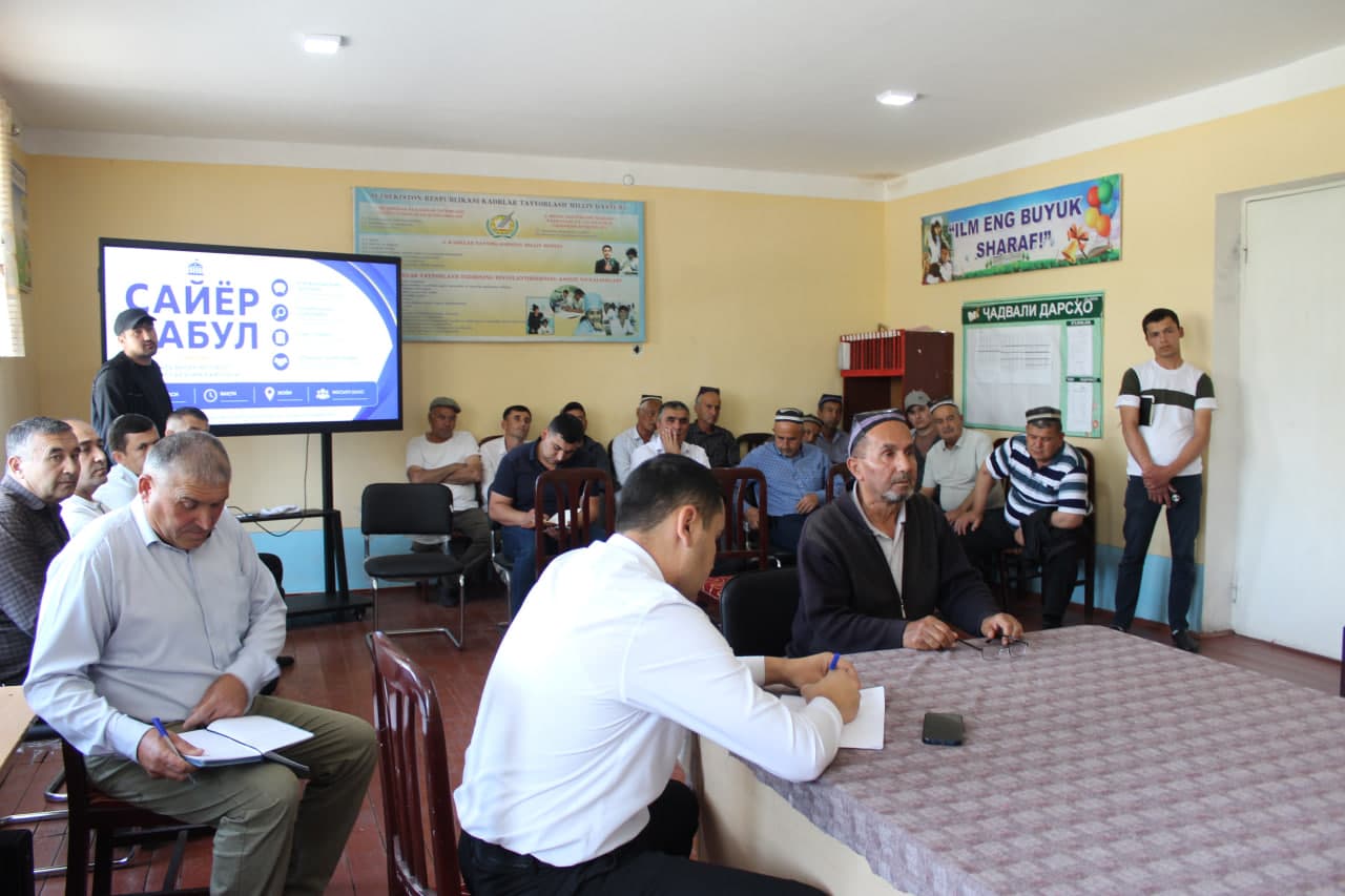 Mahallalarda aholi muammolarini o‘rganish bo‘yicha amaliy ishlar olib borilmoqda