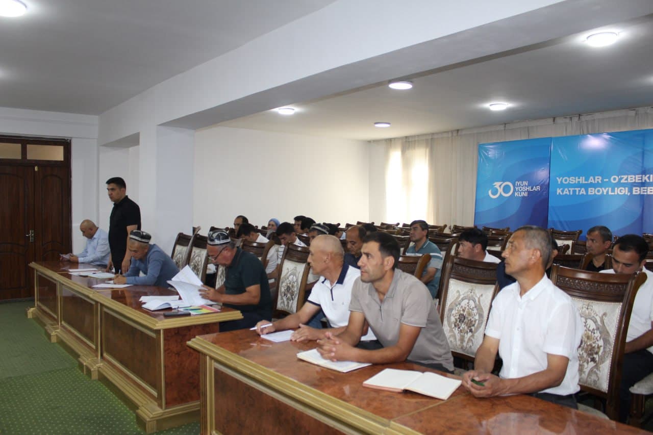 Mahallalardagi hokim yordamchilari faoliyati muhokama qilindi