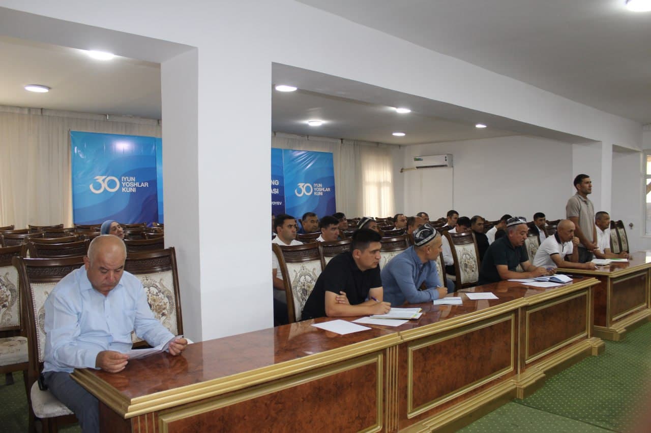 Mahallalardagi hokim yordamchilari faoliyati muhokama qilindi