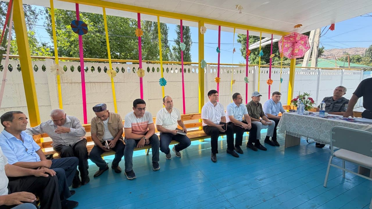 📍 Saribozorcha mahallasida sayyor qabul o‘tkazildi