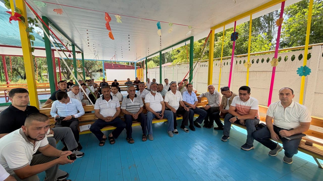 📍 Saribozorcha mahallasida sayyor qabul o‘tkazildi