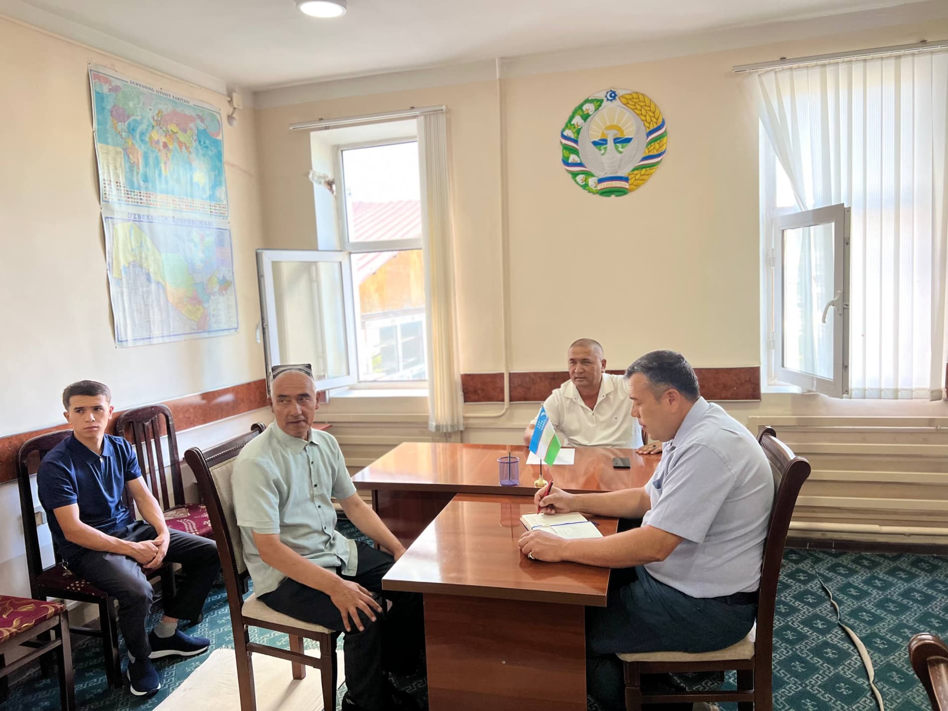📍 Tuman hokimi o‘rinbosarining shaxsiy qabuli o‘tkazildi