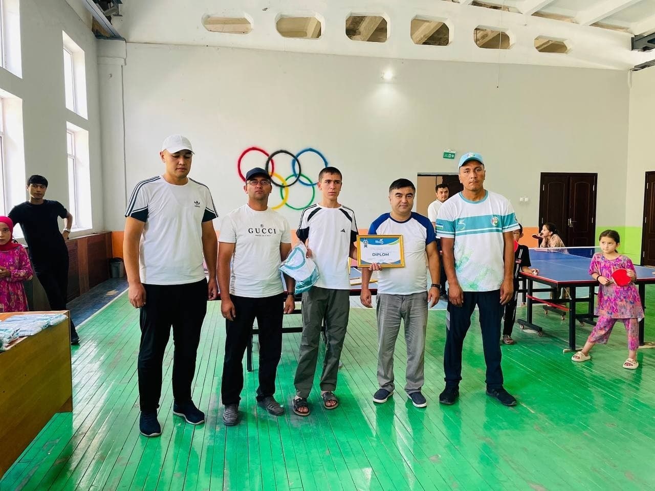 🏓 “Besh tashabbus” olimpiadasi doirasida stol tennisi bo‘yicha tuman bosqichi o‘tkazildi