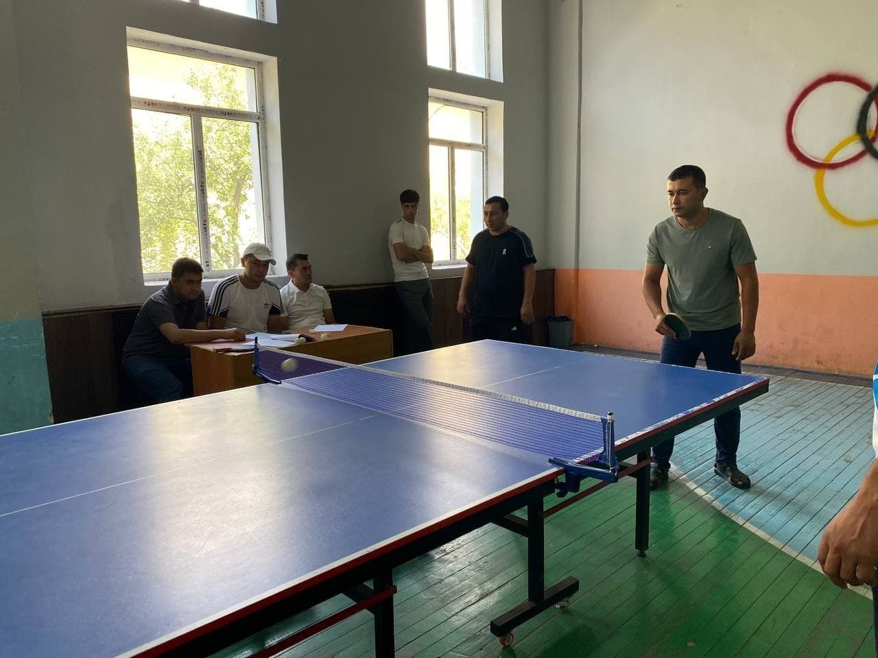 🏓 “Besh tashabbus” olimpiadasi doirasida stol tennisi bo‘yicha tuman bosqichi o‘tkazildi