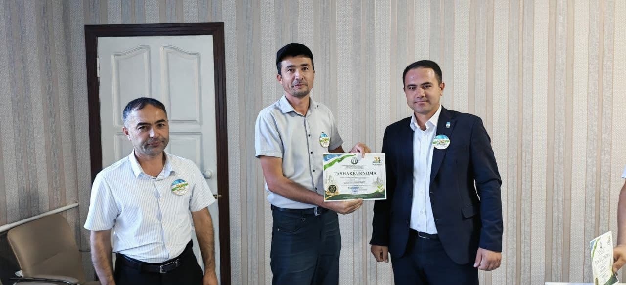 🇺🇿 ИСТИҚЛОЛ БАЙРАМИ АРАФАСИДА ФИДОЙИ ХОДИМЛАР ЭЪТИРОФ ЭТИЛДИ