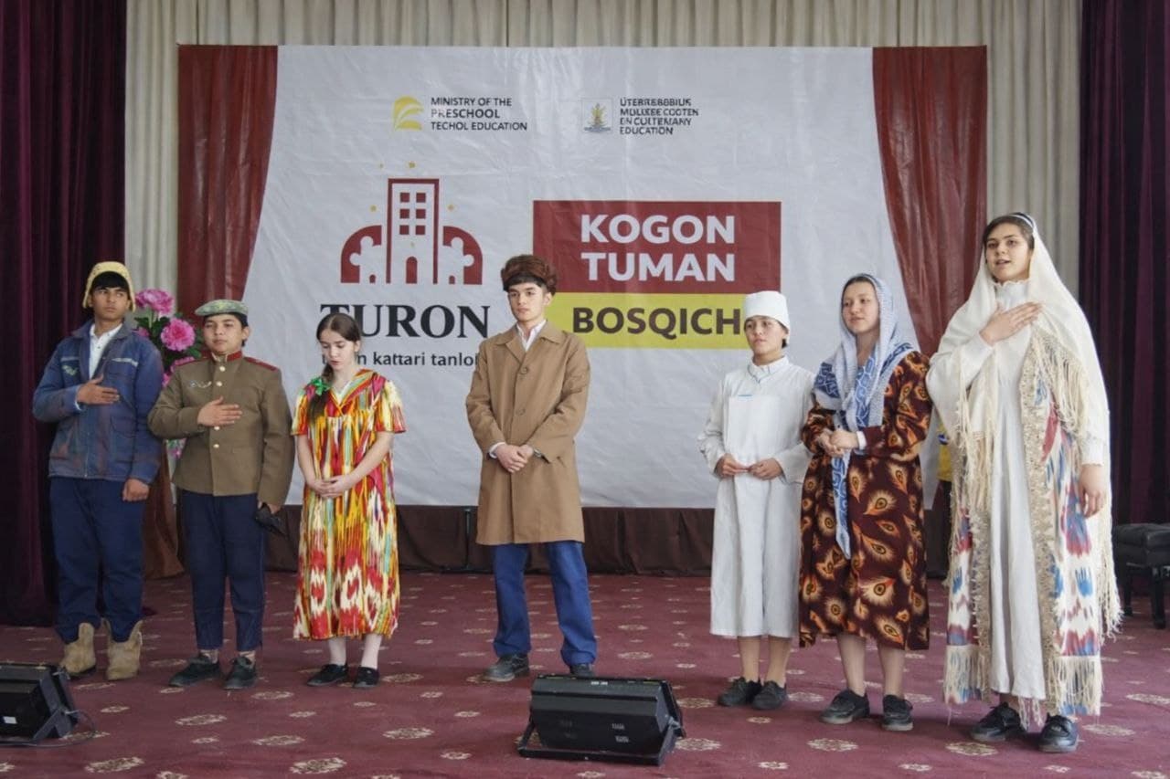 "Turon" maktab teatri Respublika tanlovining saralash bosqichi bo'lib o'tdi