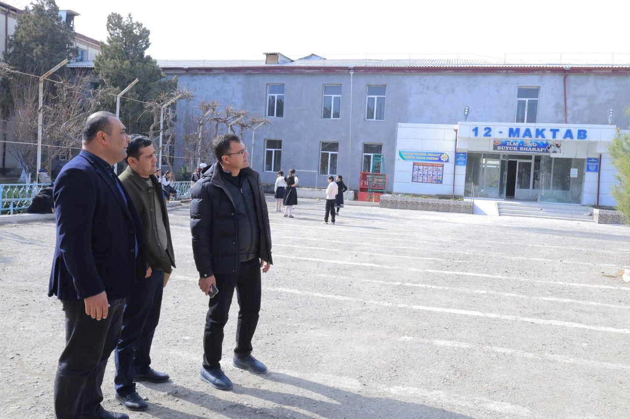 KOGON TUMANIDAGI TA'LIM MASKANLARIDA KENG KO'LAMLI TA'MIRLASH ISHLARI AMALGA OSHIRILMOQDA