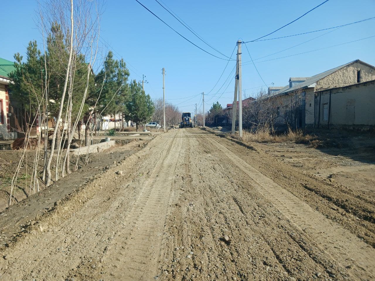 Bahoudddin Naqshband mahallasida yo‘l infratuzilmasi tubdan yaxshilanmoqda
