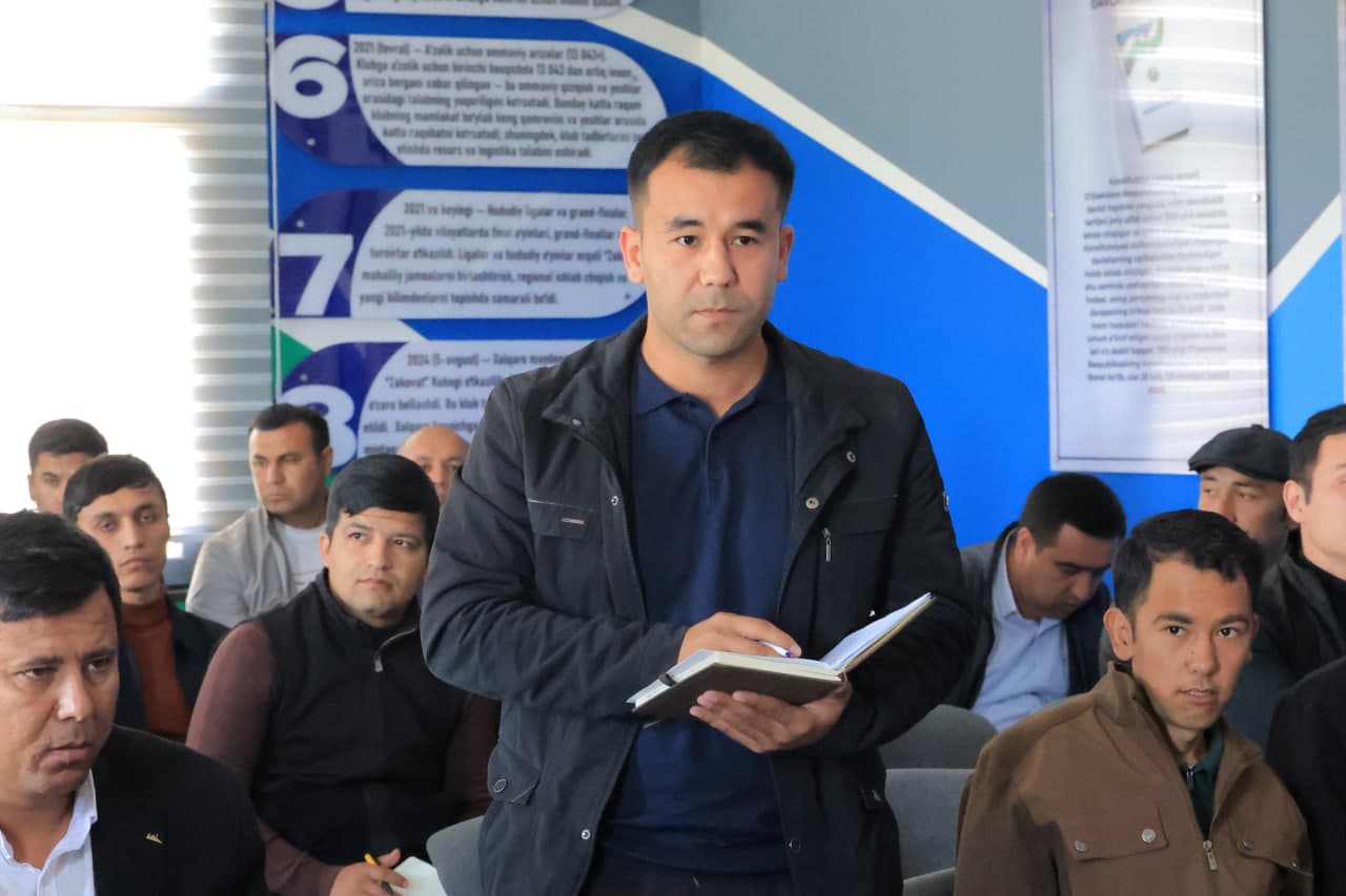 "PAYSHANBA - YOSHLAR KUNI" DOIRASIDA "RAHBAR VA YOSHLAR" UCHRASHUVI BO'LIB O'TDI
