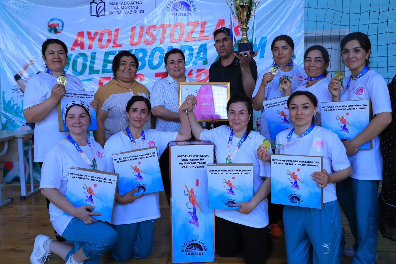 KOGONLIK PEDAGOGLAR “MAKTABGACHA VA MAKTAB TA’LIMI VAZIRI KUBOGI” MUSOBAQASINING VILOYAT BOSQICHI G‘OLIBI BO'LDI!