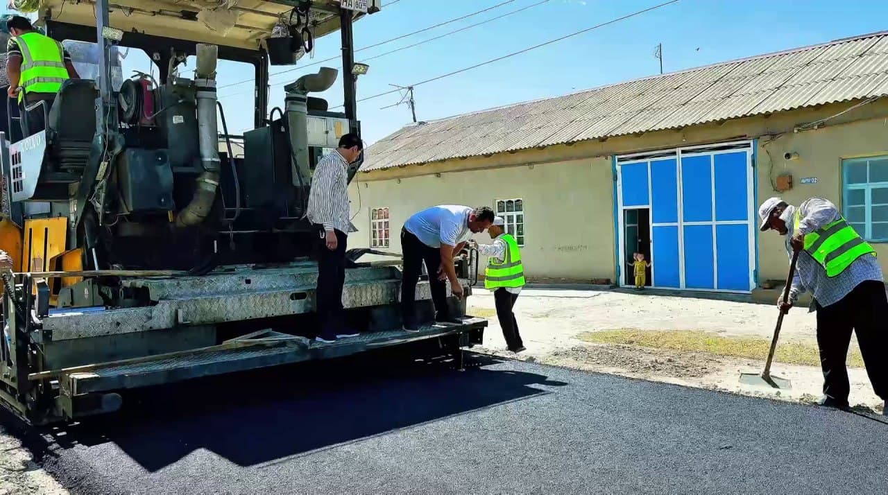 Nurafshon MFY: chuqurko‘lliklarning yo‘l muammosi bartaraf etildi