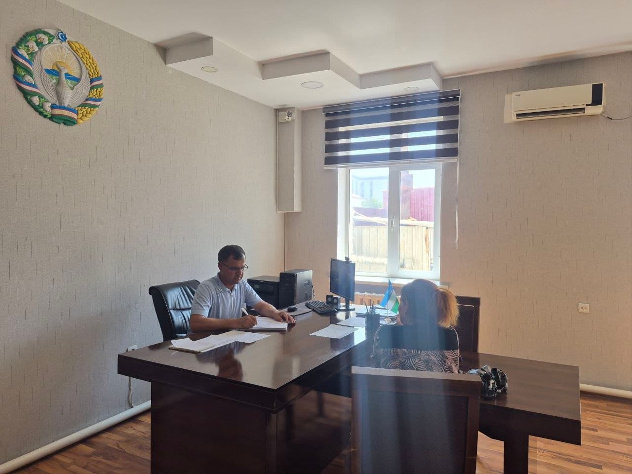 KOGON TUMAN HOKIMLIGI RAHBARIYATINING NAVBATDAGI SHAXSIY QABULI O‘TKAZILDI