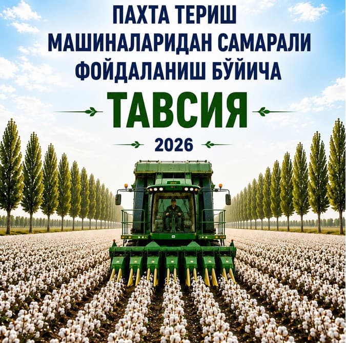 Paxta terish mashinalaridan samarali foydalanish bo'yicha tavsiya
