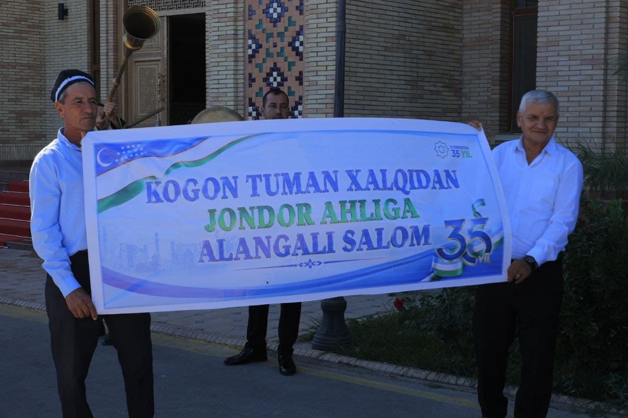 Jondorlik nuroniylar va yoshlar Kogon tumaniga tashrif buyurishdi