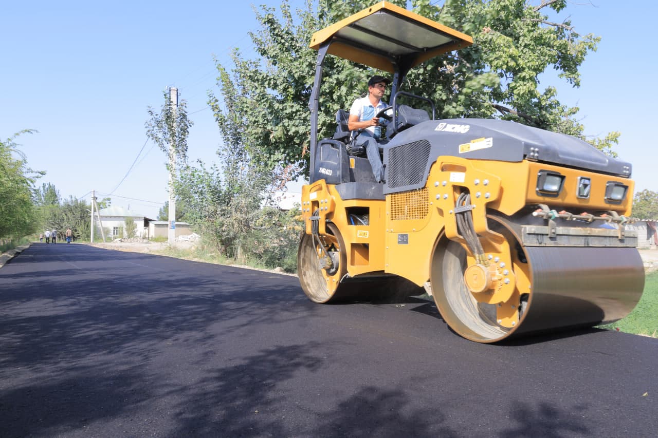 XO'JA-YAKSHABA MAHALLASI ICHKI YO'LLARINING 3,2 KM QISMI ASFALTLASHTIRILDI
