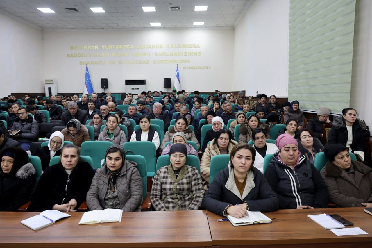 Ғиждувонда “Ўзбекистон – 2030” стратегияси бўйича ўқув-семинар бўлиб ўтди.