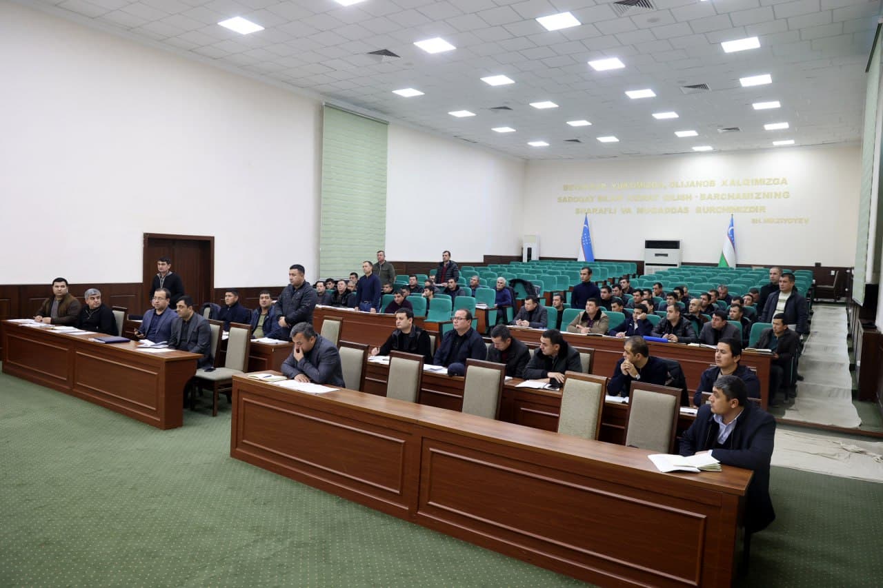 G‘IJDUVONDA USTUVOR REJALAR VA AMALIY LOYIHALAR MUHOKAMA QILINDI.