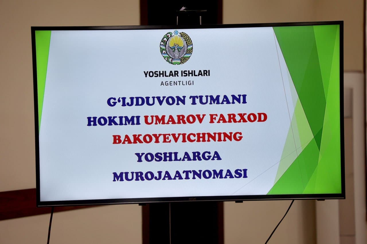 G‘ijduvonda yoshlar va IT sohasida kelajakni shakllantiruvchi ochiq muloqot