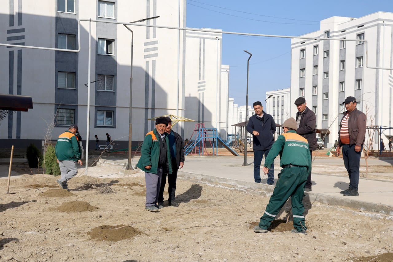 G‘IJDUVONDA YASHILLIK VA OBODLIK ISHLARI — ANIQ NATIJALAR, KATTA MAQSADLAR.