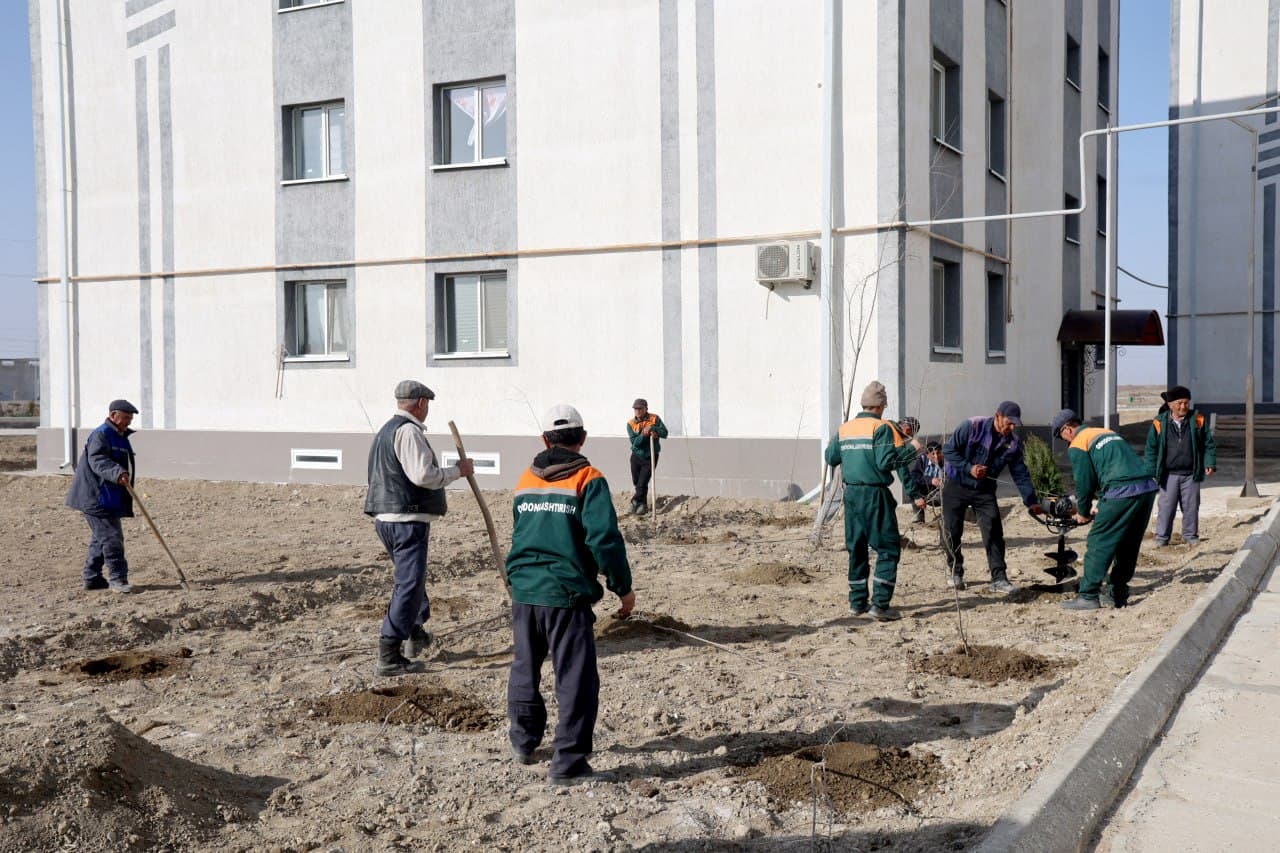 G‘IJDUVONDA YASHILLIK VA OBODLIK ISHLARI — ANIQ NATIJALAR, KATTA MAQSADLAR.