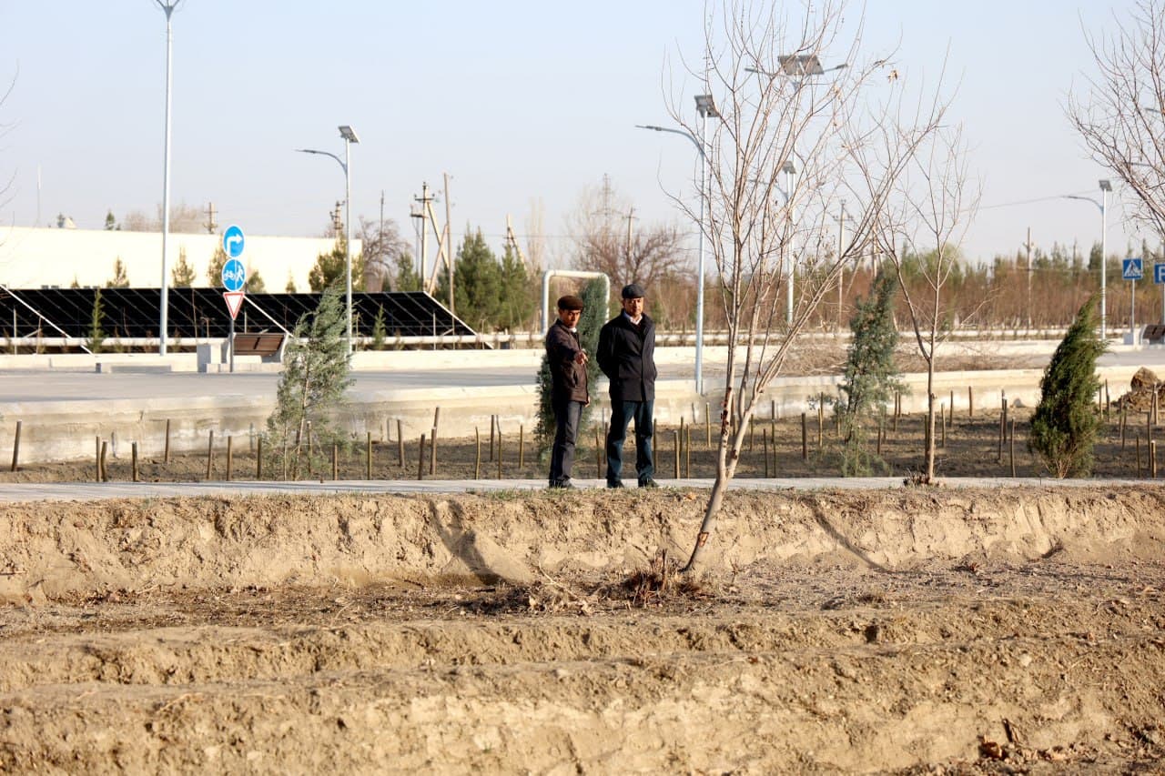 G‘IJDUVONDA YASHILLIK VA OBODLIK ISHLARI — ANIQ NATIJALAR, KATTA MAQSADLAR.