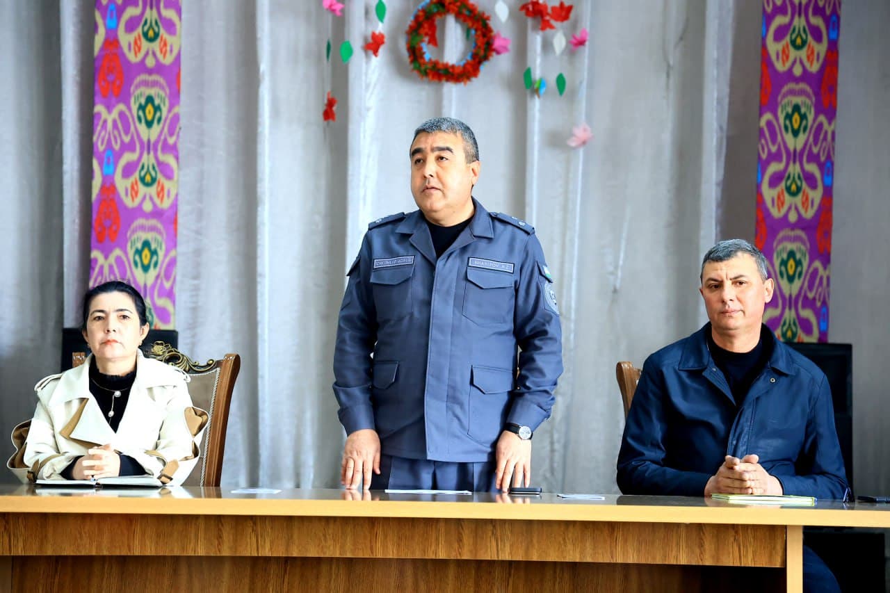 Hududlarda jinoyatchilikning oldini olish bo‘yicha ochiq muloqotlar o‘tkazilmoqda!