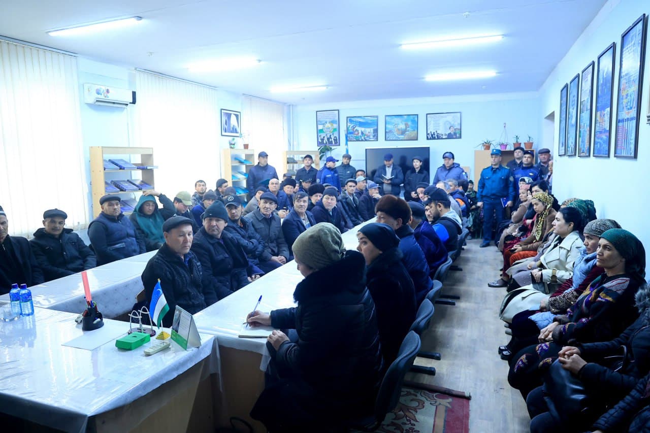 Hududlarda jinoyatchilikning oldini olish bo‘yicha ochiq muloqotlar o‘tkazilmoqda!