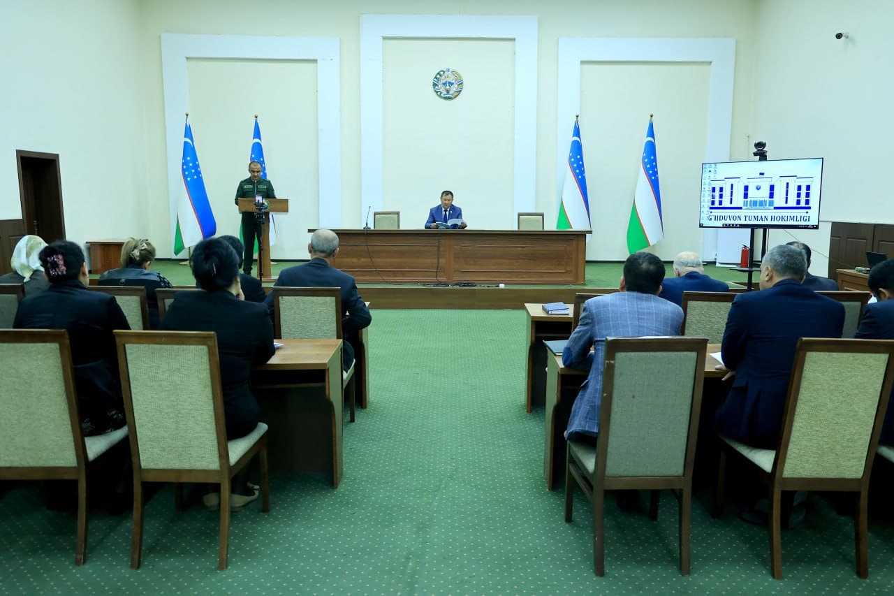 G‘ijduvon tumanida Xalq deputatlari tuman Kengashining yigirma beshinchi sessiyasi bo‘lib o‘tdi.