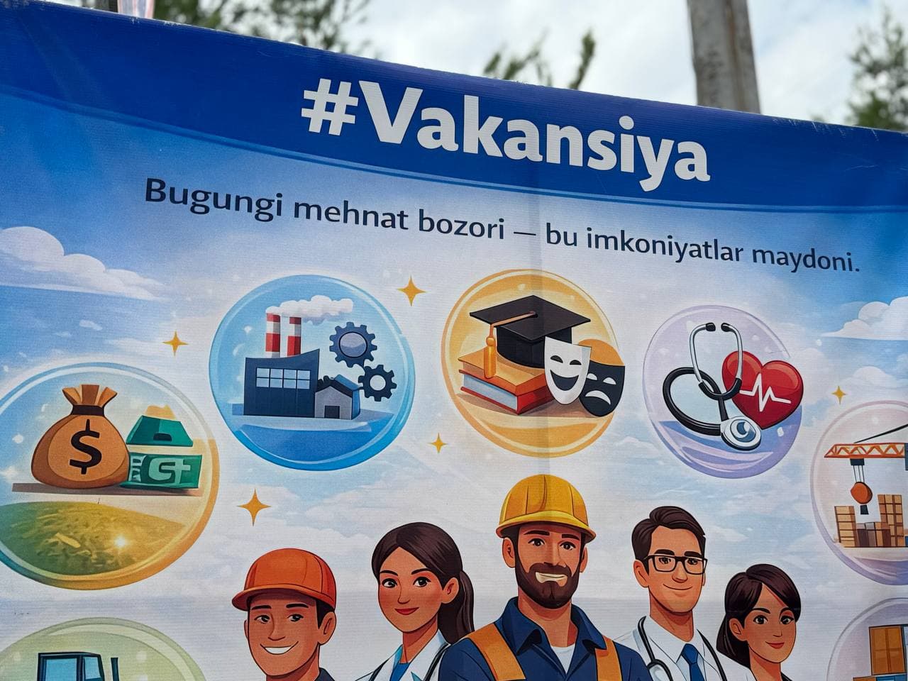 Bo‘ston tumanida bo‘sh ish o‘rinlari yarmarkasi bo‘lib o‘tdi