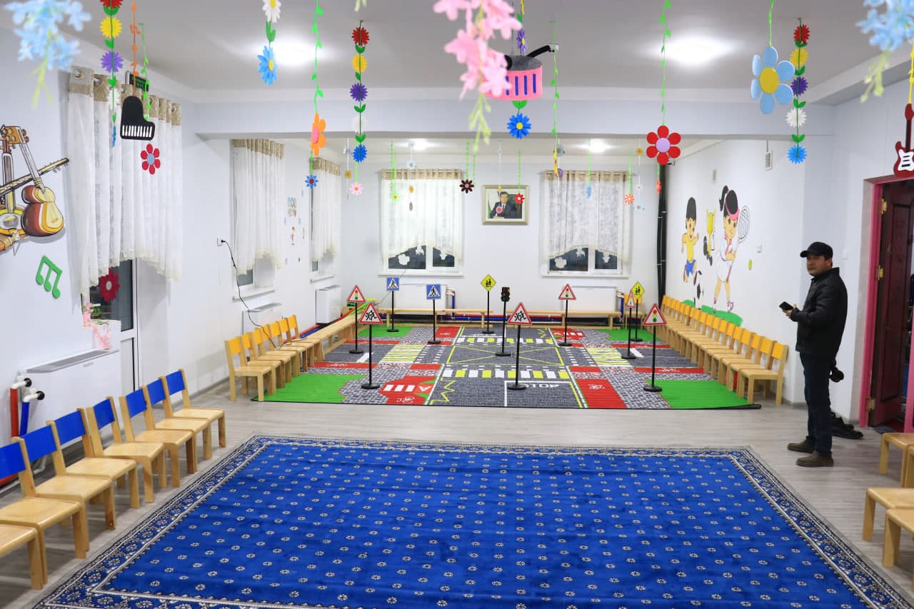 Yangi qurib bitkazilgan maktabgacha ta’lim tashkiloti foydalanishga topshirildi