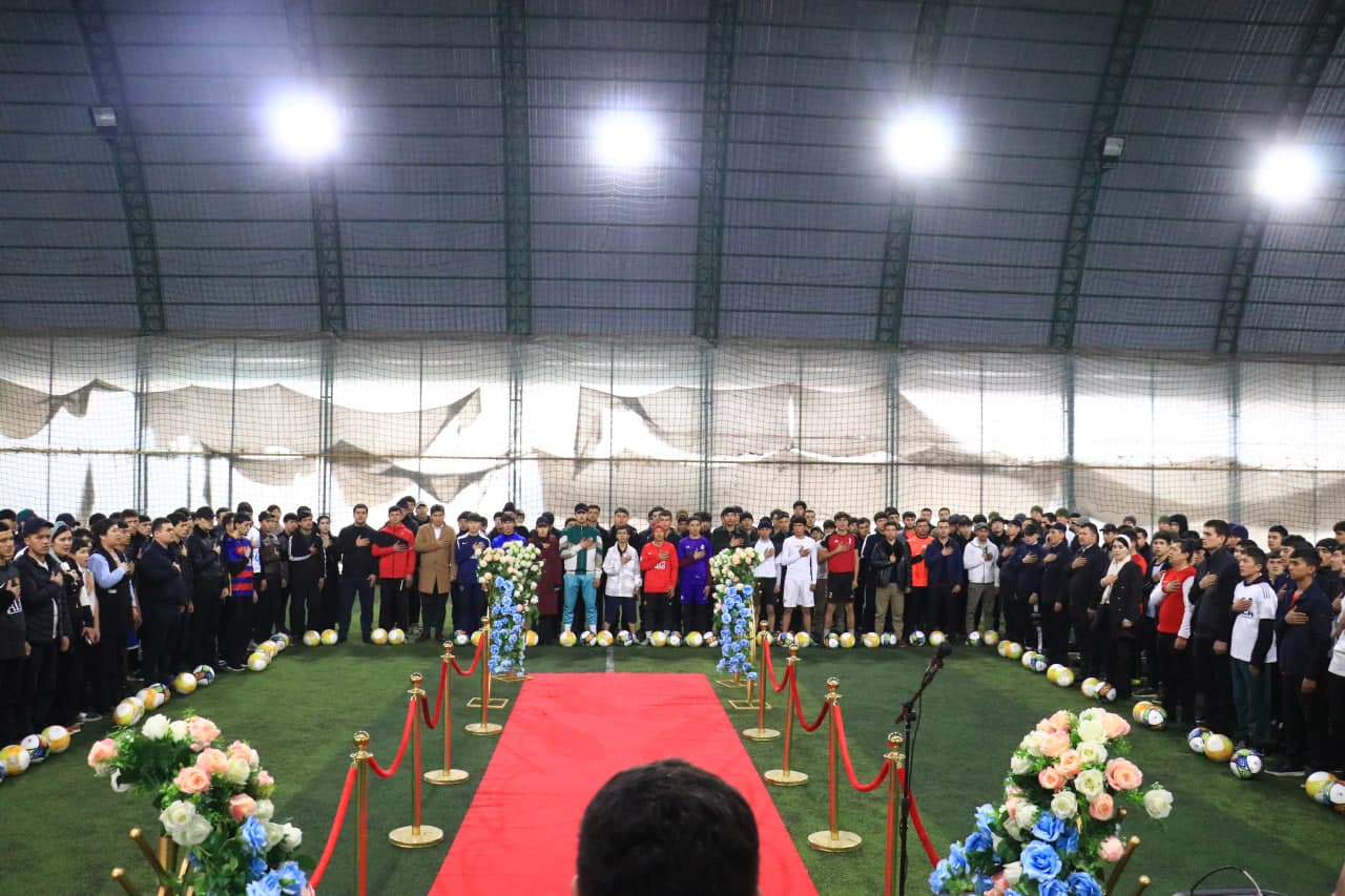 MINI FUTBOL BO‘YICHA YOSHLAR O‘RTASIDA “TUMAN HOKIMI KUBOGI” MUSOBAQASIGA QUR’A TASHLASH MAROSIMI BO‘LIB O‘TDI.