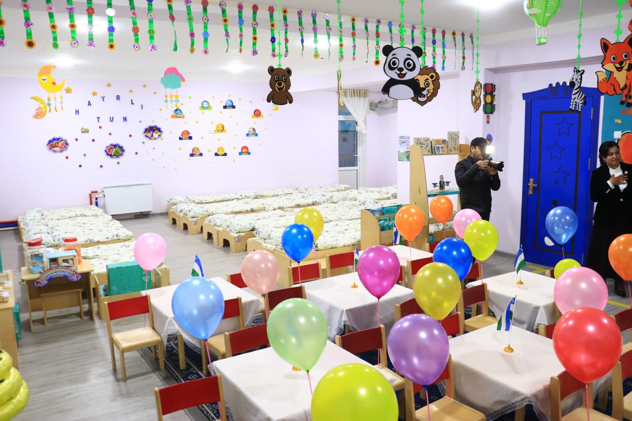 Yangi qurib bitkazilgan maktabgacha ta’lim tashkiloti foydalanishga topshirildi