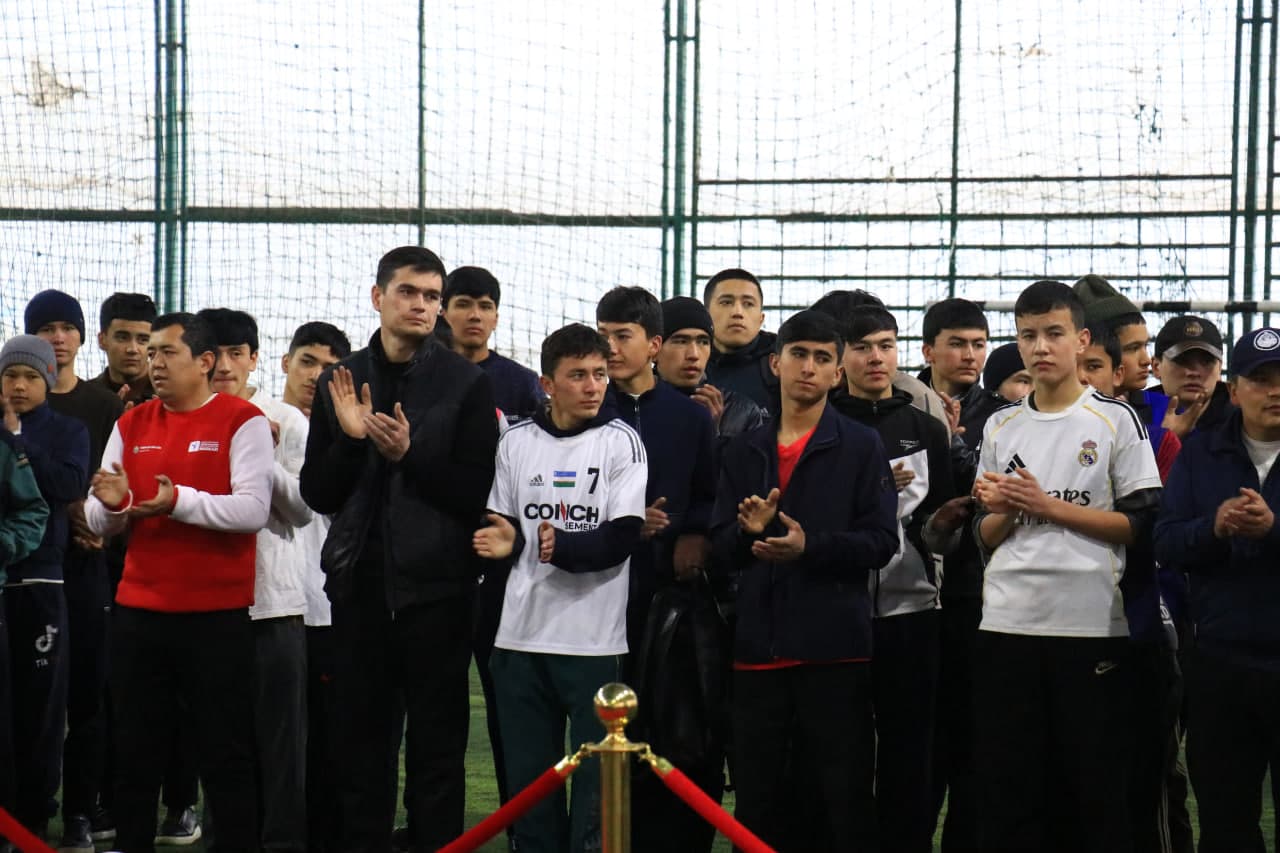 MINI FUTBOL BO‘YICHA YOSHLAR O‘RTASIDA “TUMAN HOKIMI KUBOGI” MUSOBAQASIGA QUR’A TASHLASH MAROSIMI BO‘LIB O‘TDI.
