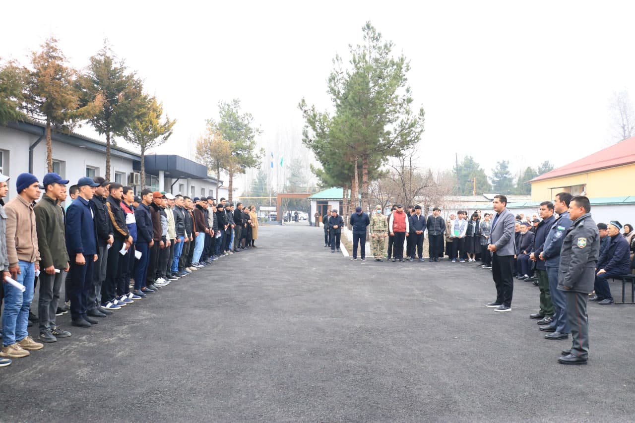 Harbiy xizmatga kuzatish marosimi o‘tkazildi