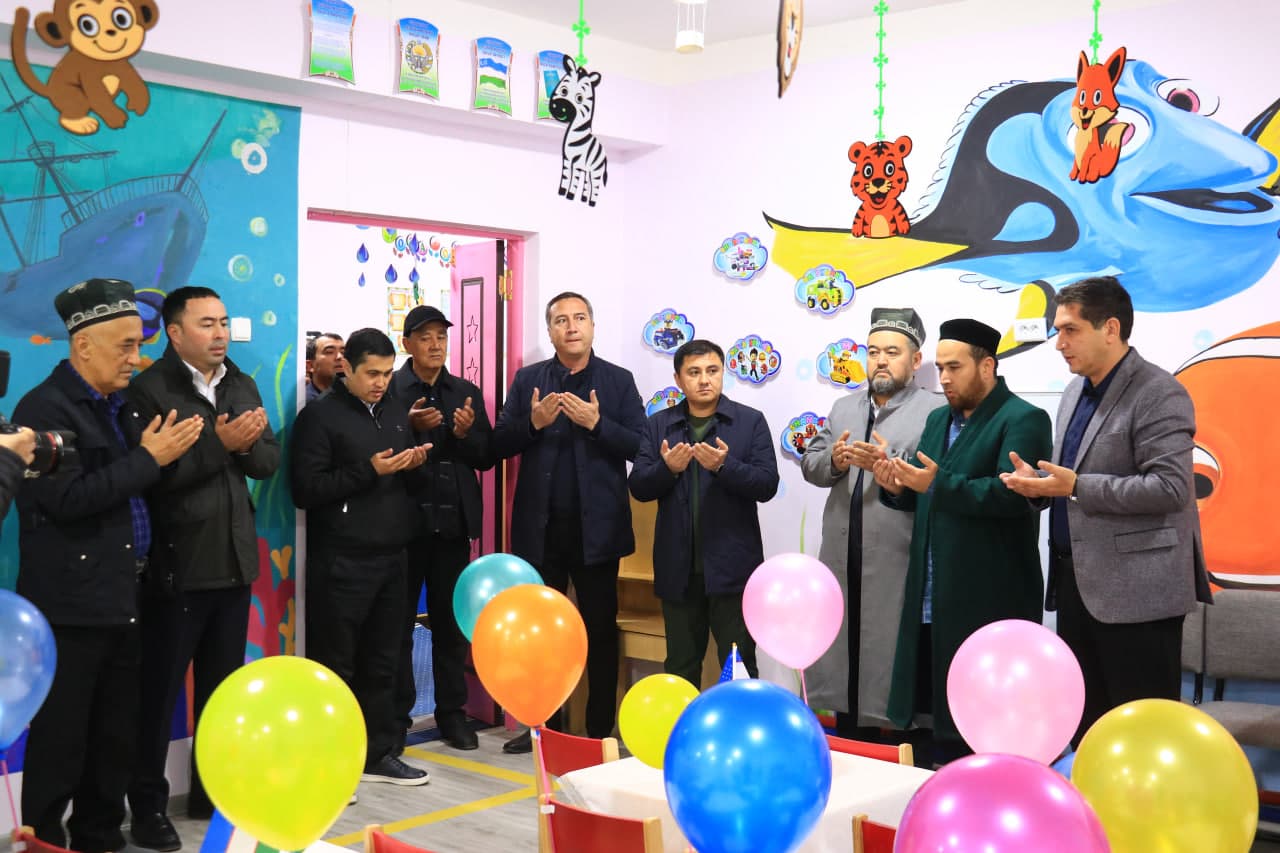 Yangi qurib bitkazilgan maktabgacha ta’lim tashkiloti foydalanishga topshirildi