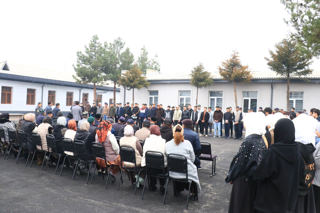 Harbiy xizmatga kuzatish marosimi o‘tkazildi