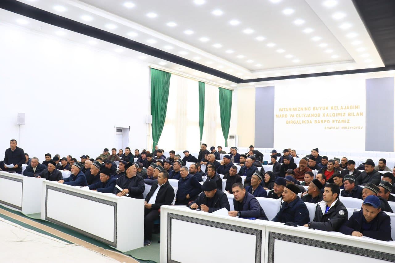 Buloqboshi tumanida chigit ekishga tayyorgarlik masalalari muhokama qilindi