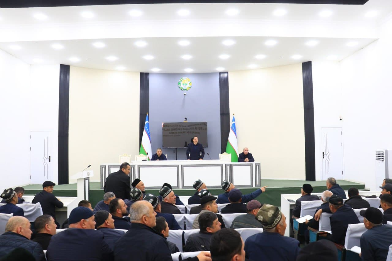 Buloqboshi tumanida chigit ekishga tayyorgarlik masalalari muhokama qilindi