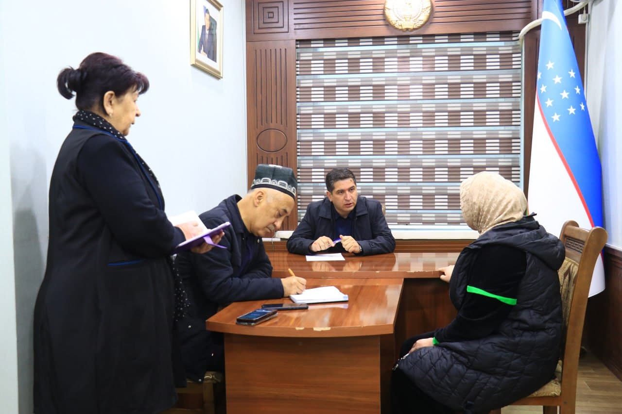 Tuman hokimining navbatdagi fuqarolar qabuli o‘tkazildi