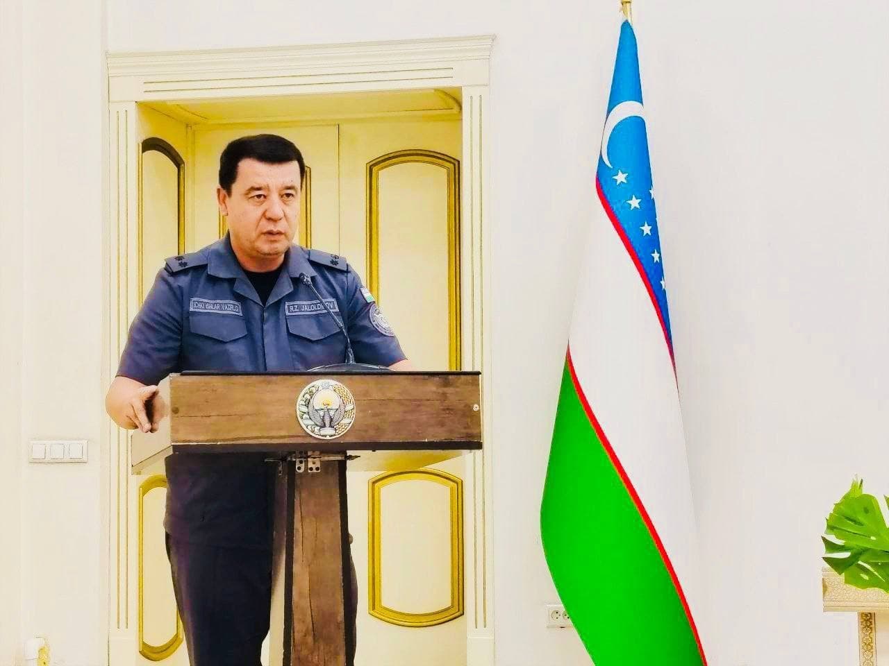 MARHAMAT TUMANI ICHKI ISHLAR BO‘LIMI BOSHLIGʻI R.Z.JALOLDINOVNING M U R O J A A T I