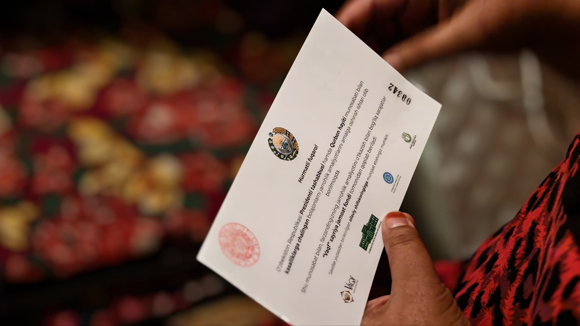 O‘zbekiston Respublikasi Prezidenti tashabbuslari hamda muborak Qurbon hayiti munosabati bilan og‘ir xastaliklarga chalingan bolajonlarni qo‘llab-quvvatlash, ularning salomatligini tiklash bo‘yicha ezgu ishlar amalga oshirilmoqda.