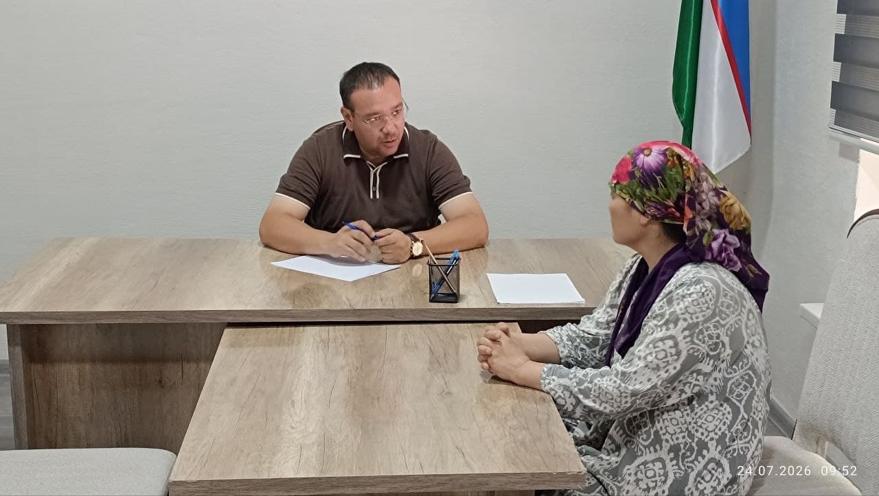 Xonobod shahar hokimi qabuli bo‘lib o‘tdi