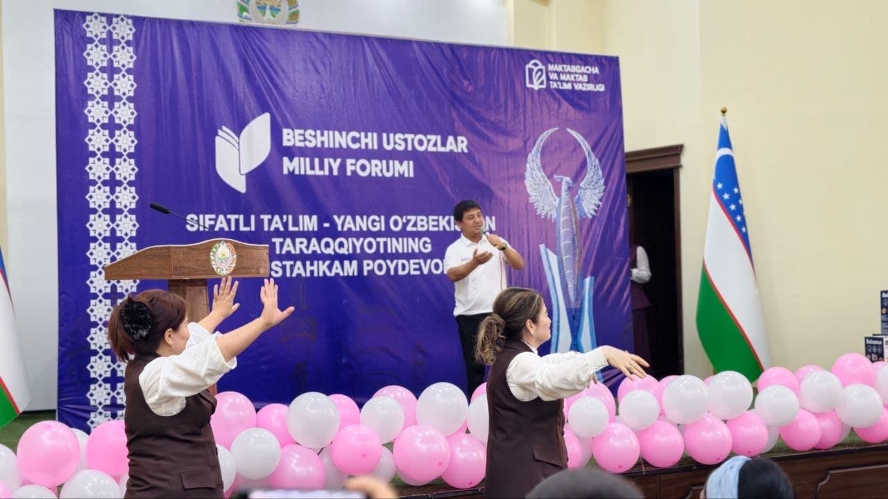 XONOBOD SHAHRIDA 5-“USTOZLAR MILLIY FORUMI” BO‘LIB O‘TDI.